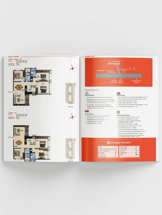 A4 Portrait Perfect Bound Brochure