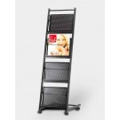 Metal Straight Brochure Stand