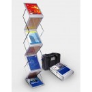 Zig Zag Acrylic Foldable Brochure Stand