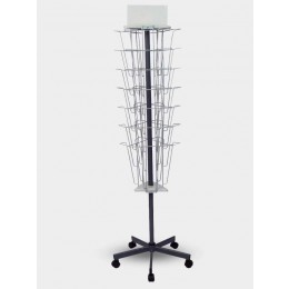 Brochure Stand with 21 Shelves