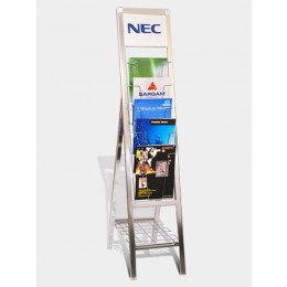 Brochure Stand with Company Header