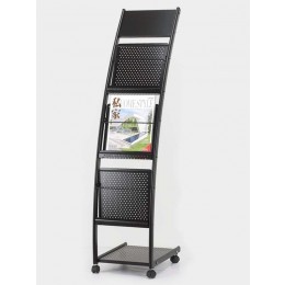 Metal Curved Brochure Stand