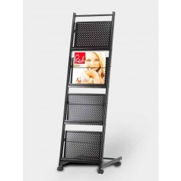 Metal Straight Brochure Stand