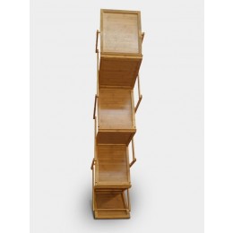 Wooden Zig Zag Brochure Stand