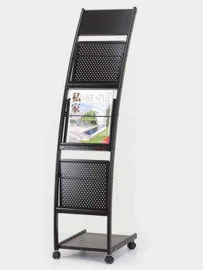 Metal Curved Brochure Stand